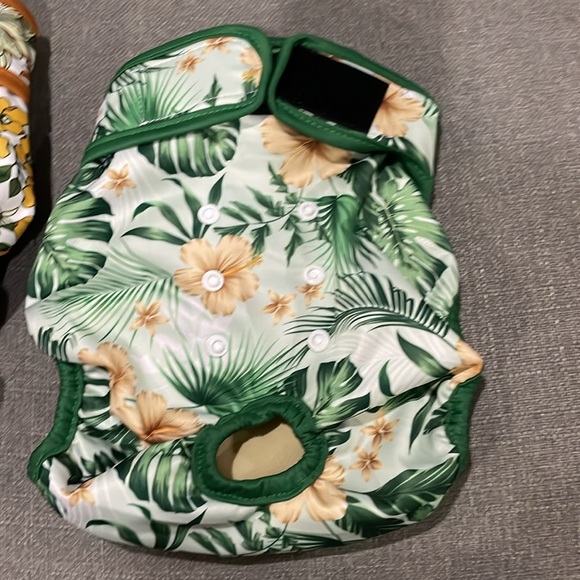 Langsprit Floral Large 3 Pair of Washable female Reuseable Dog Diapers n… - Picture 14 of 15